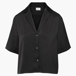 Wilfred Classic Black Button Down Shirt